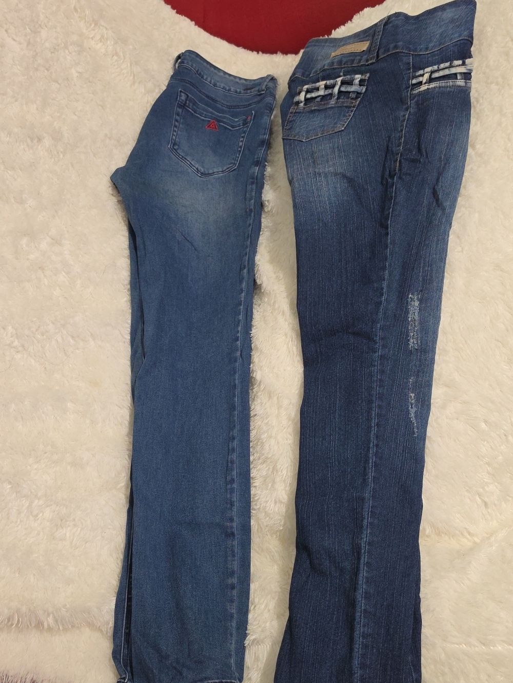 Women's Skinny Jeans in Blue Denim - Unbranded